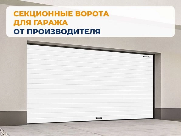 Секционные ворота 2500х2050 мм белые DoorHan rsd02, electrostal.doorhan.ru