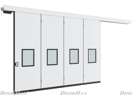 Промышленные откатные ворота без нижней направляющей серии isg, electrostal.doorhan.ru