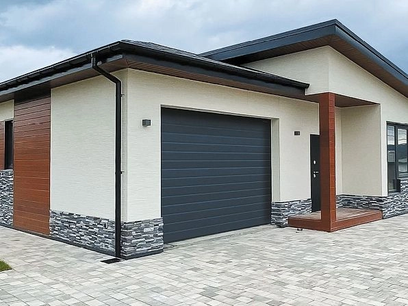 Секционные ворота 2500х2050 мм антрацитовые DoorHan rsd02, electrostal.doorhan.ru